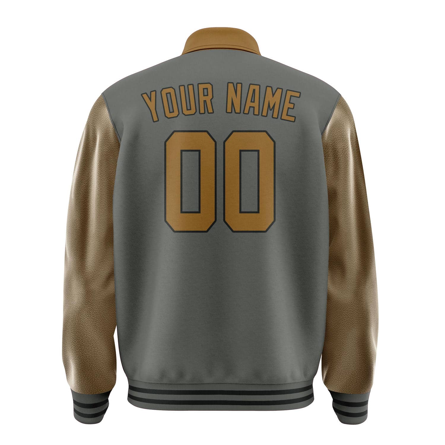 Maßgeschneidertes Dunkelgrau Khaki Jacke