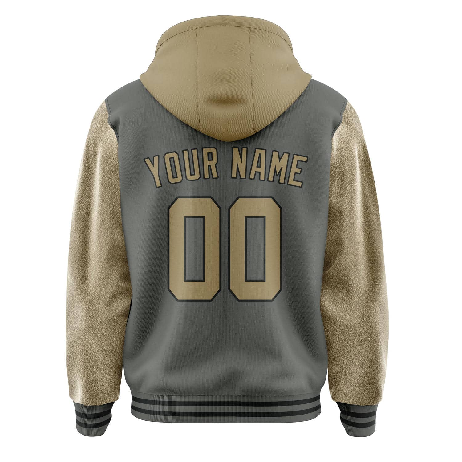 Maßgeschneidertes Dunkelgrau Hellkhaki Jacke