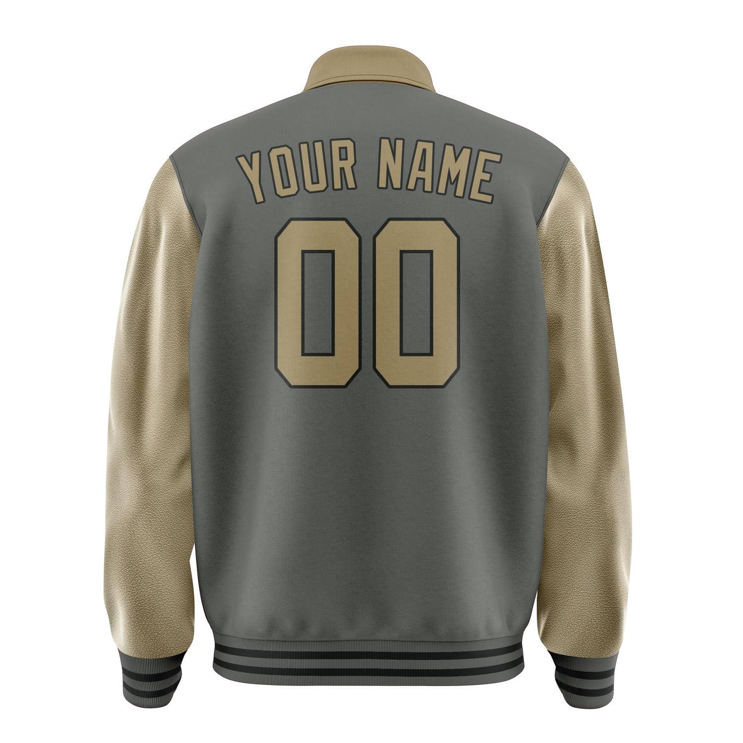 Maßgeschneidertes Dunkelgrau Hellkhaki Jacke