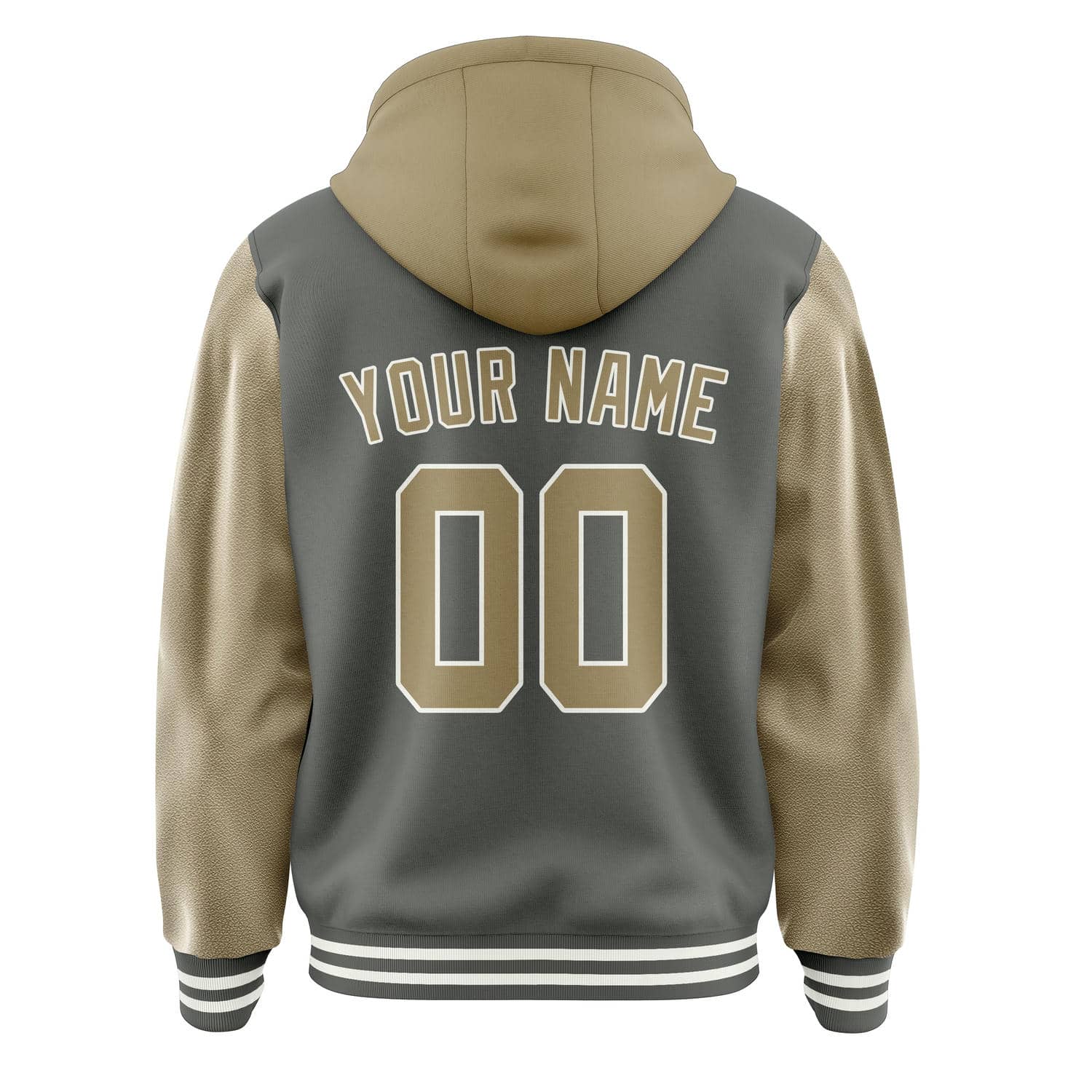 Maßgeschneidertes Dunkelgrau Hellkhaki Jacke