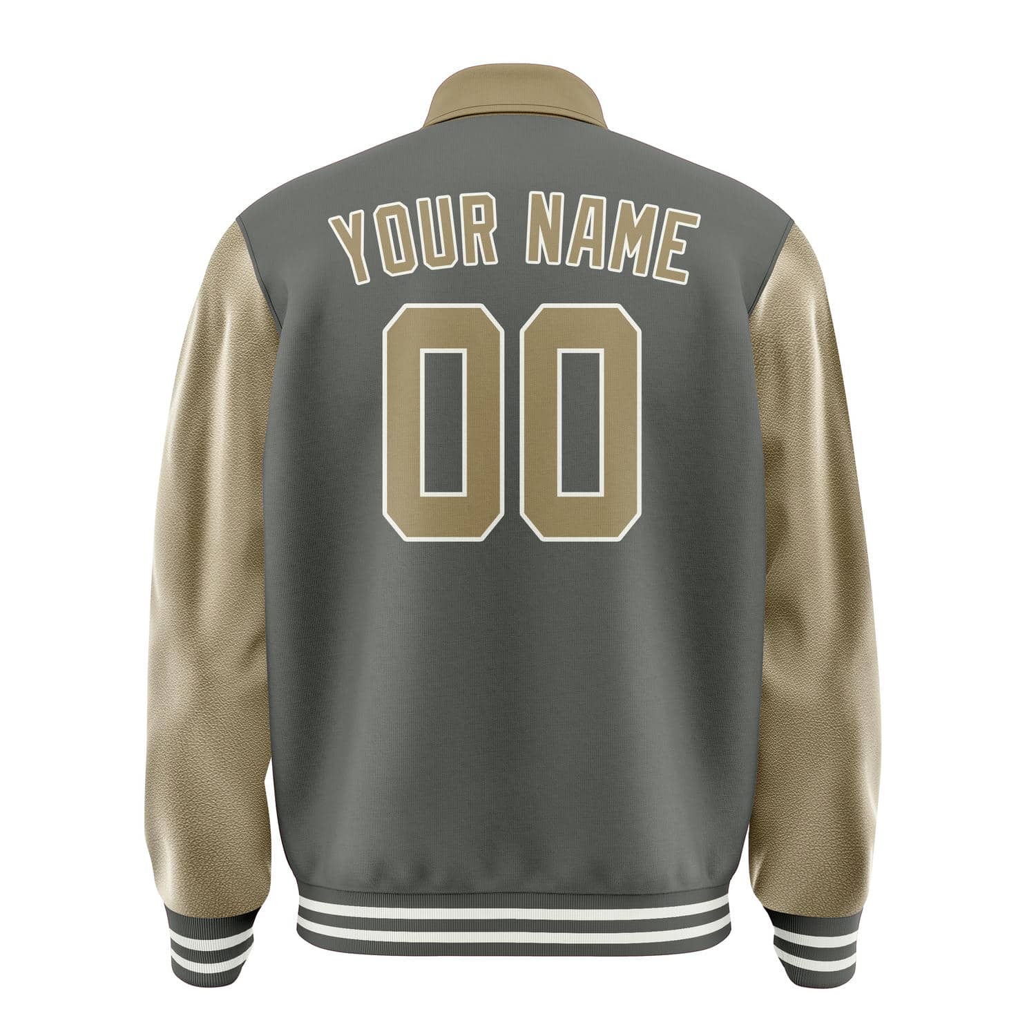 Maßgeschneidertes Dunkelgrau Hellkhaki Jacke