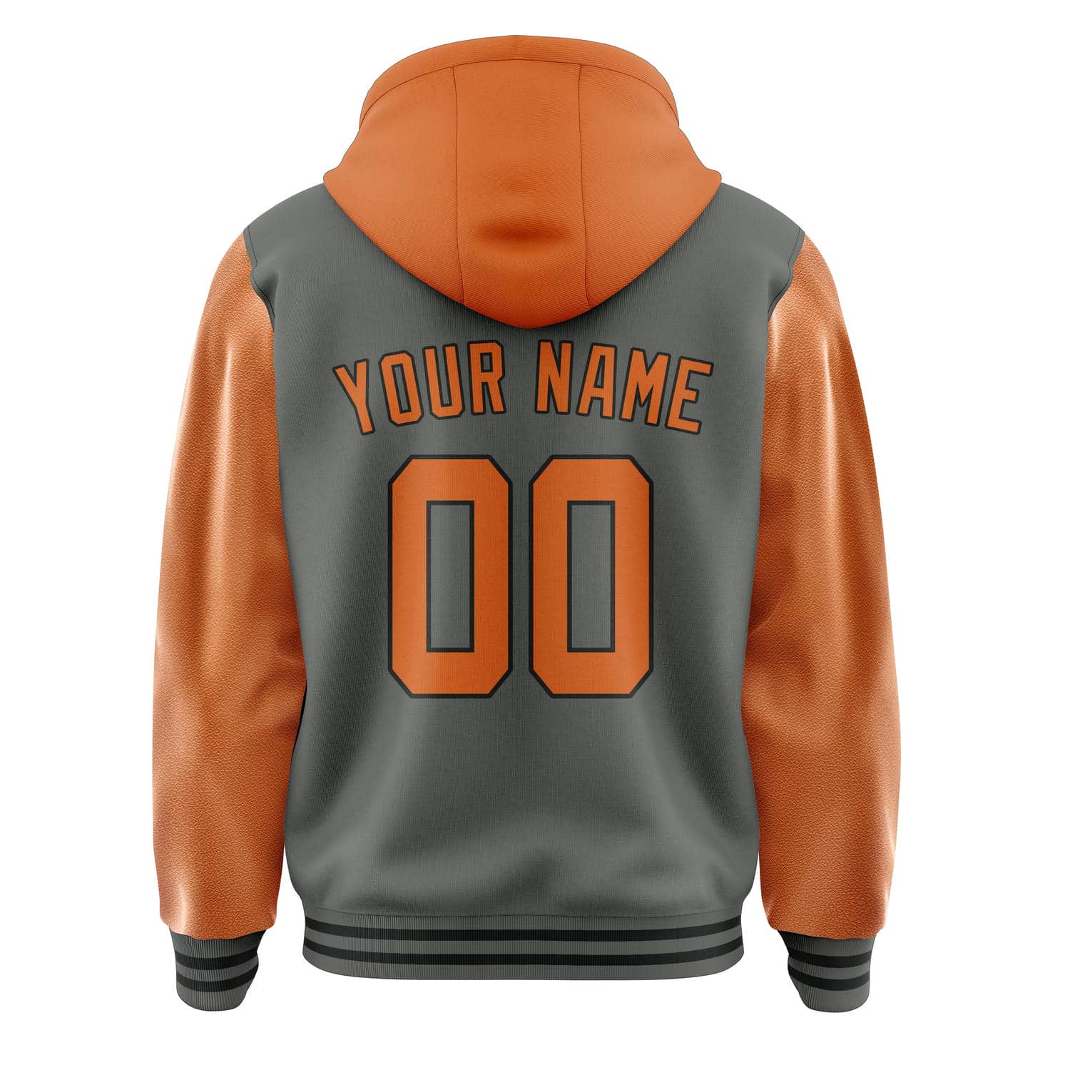 Maßgeschneidertes Dunkelgrau Orange Jacke