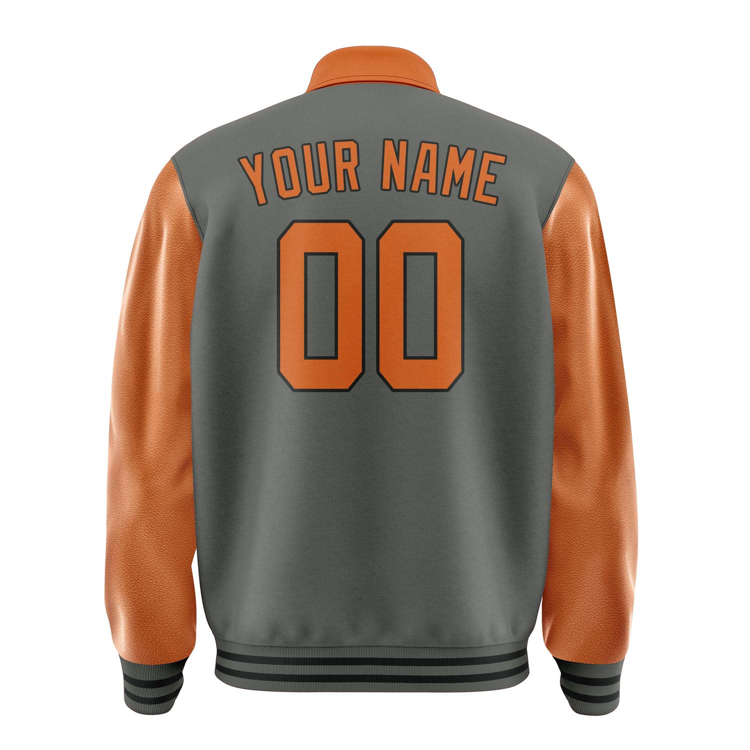 Maßgeschneidertes Dunkelgrau Orange Jacke