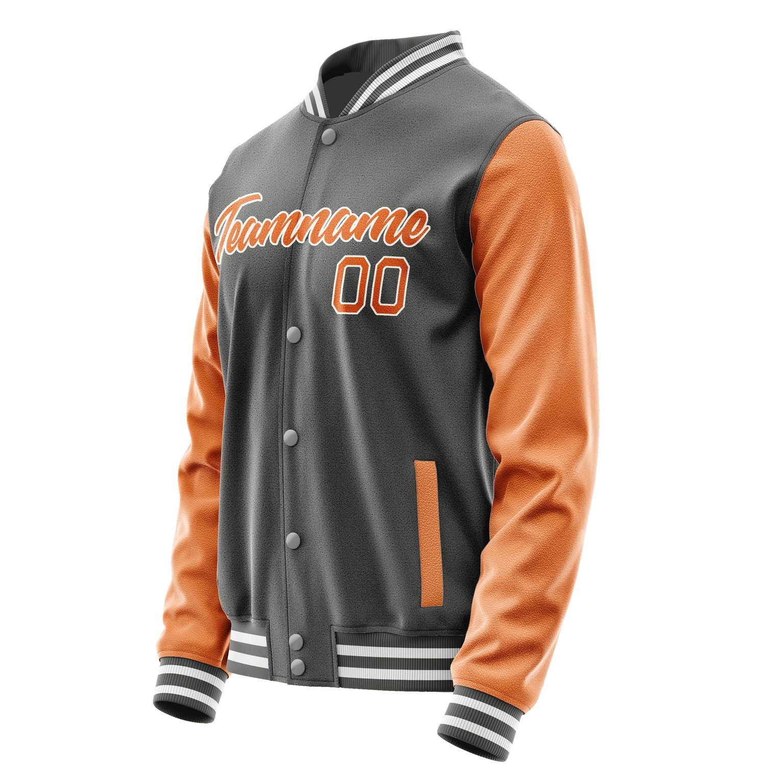 Maßgeschneidertes Dunkelgrau Orange Jacke JA2020282018B21828