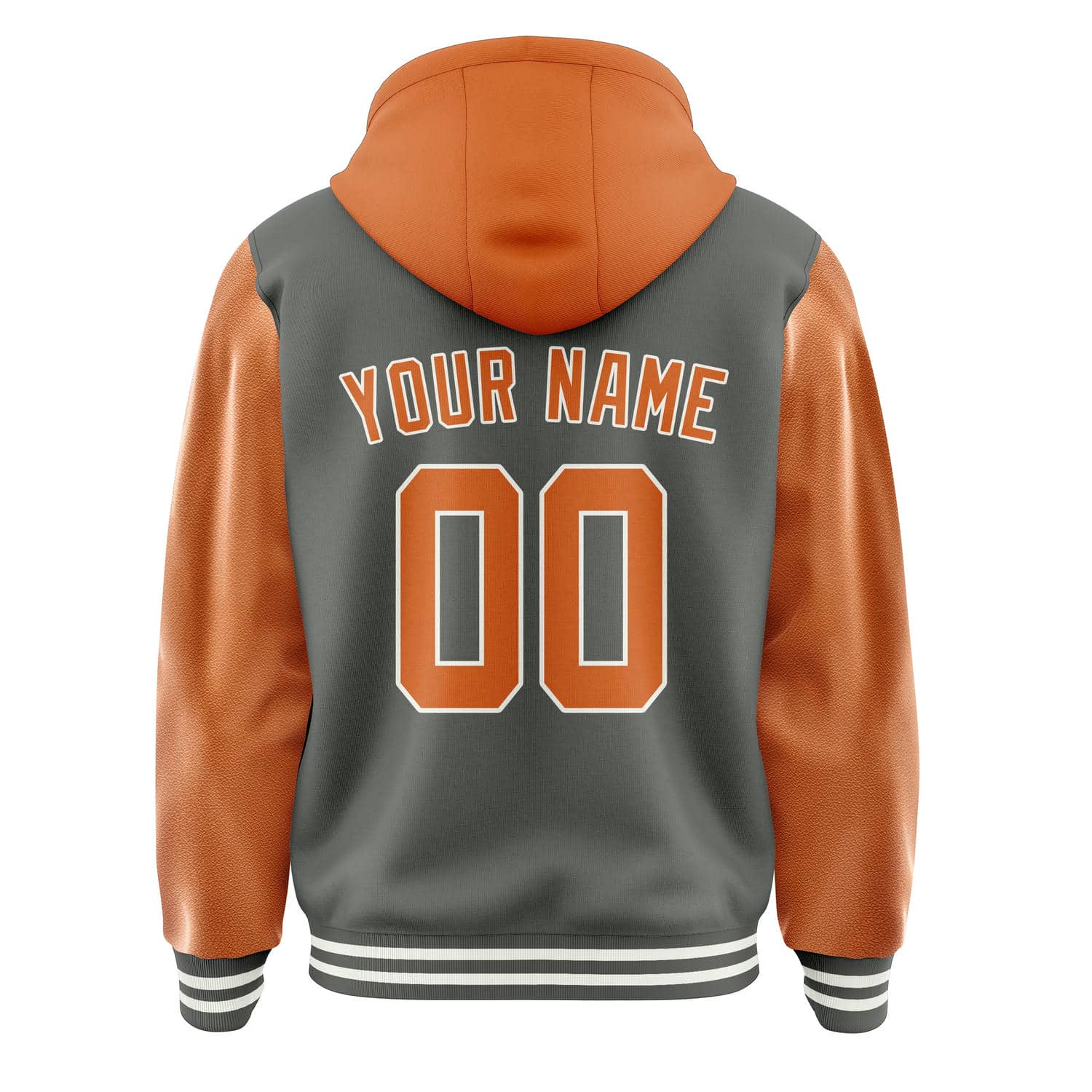 Maßgeschneidertes Dunkelgrau Orange Jacke