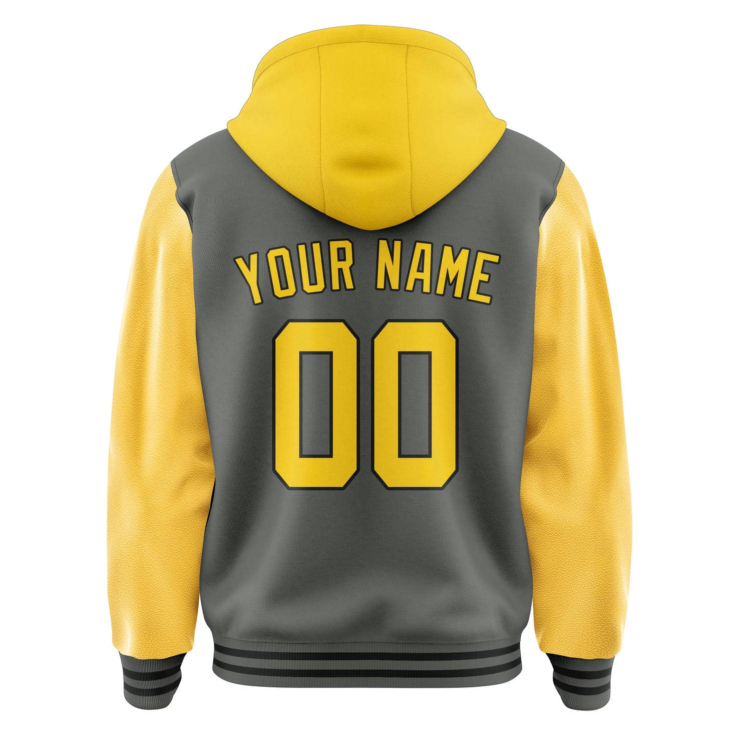 Maßgeschneidertes Dunkelgrau Gold Jacke