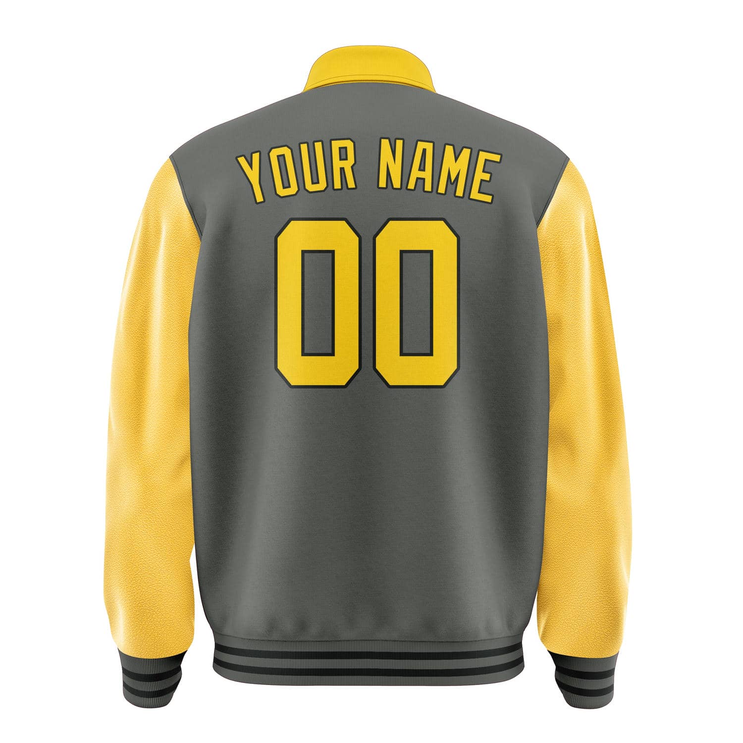 Maßgeschneidertes Dunkelgrau Gold Jacke