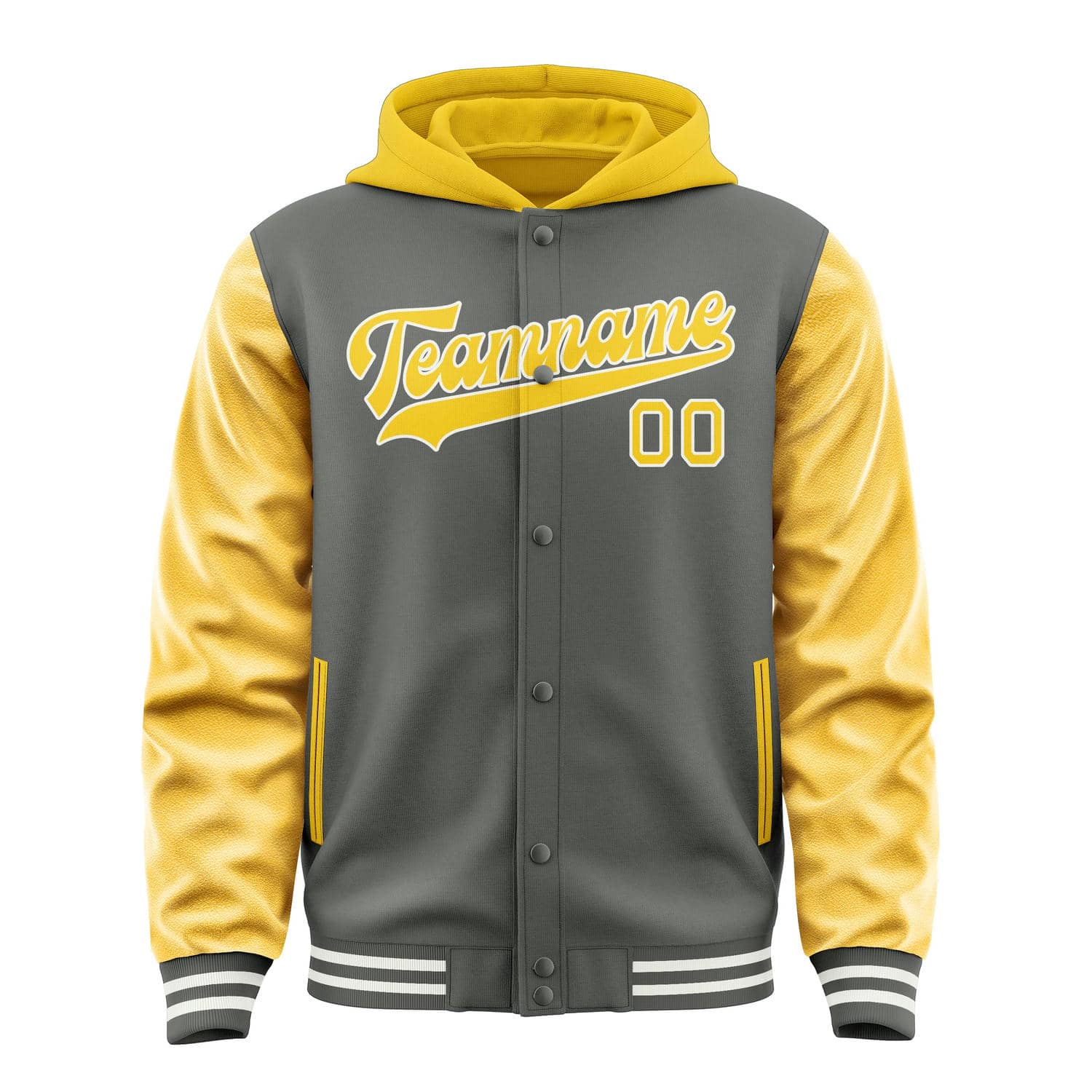 Maßgeschneidertes Dunkelgrau Gold Jacke