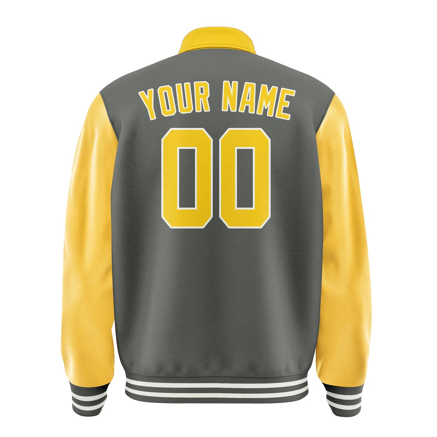 Maßgeschneidertes Dunkelgrau Gold Jacke