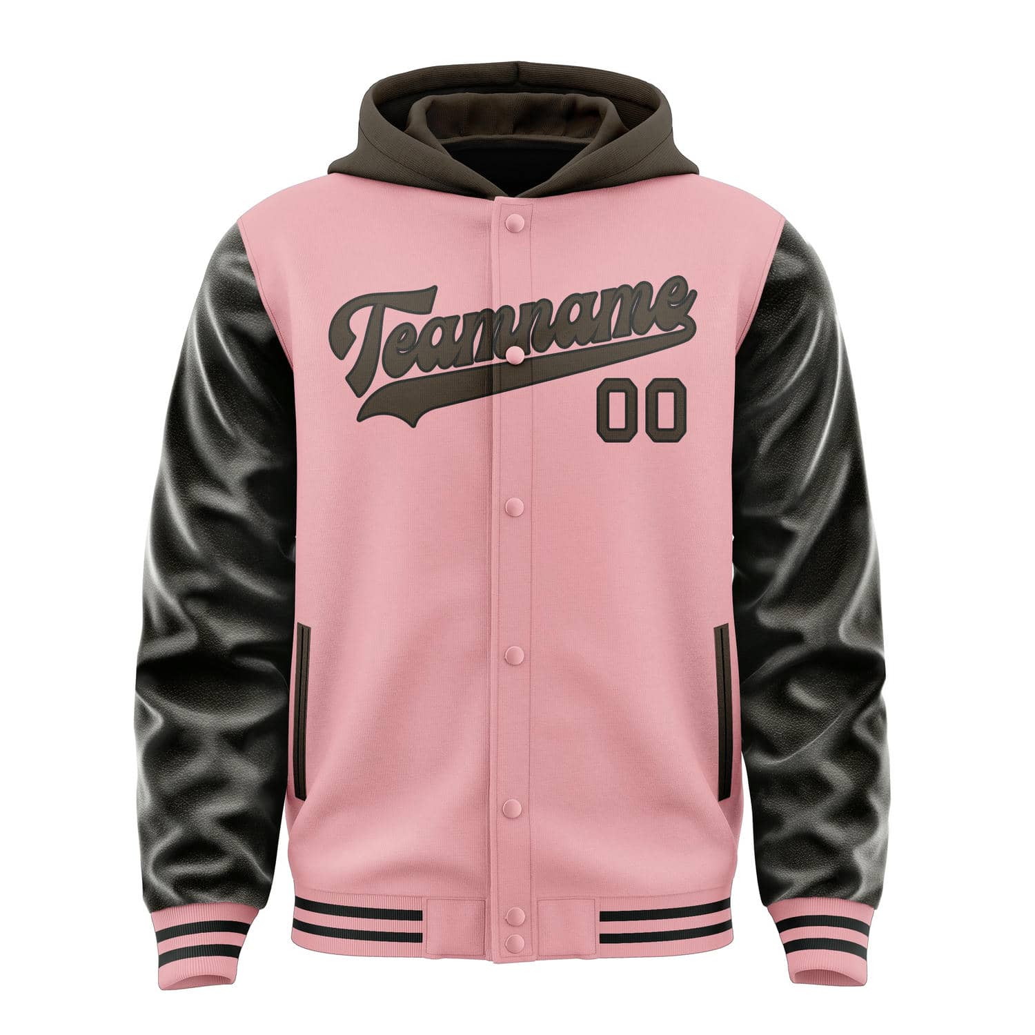 Maßgeschneidertes Rosa Braun Jacke