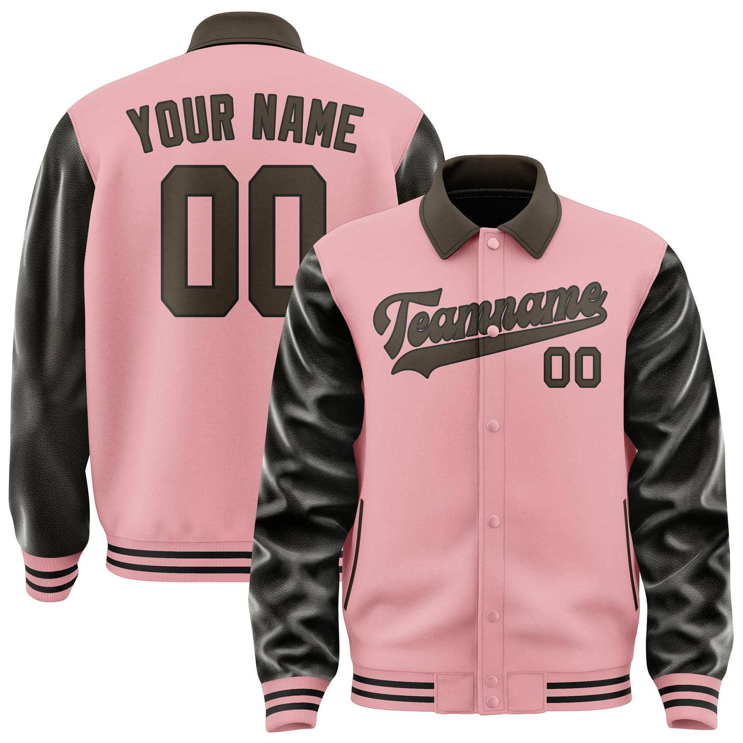 Maßgeschneidertes Rosa Braun Jacke JA212101211717010117