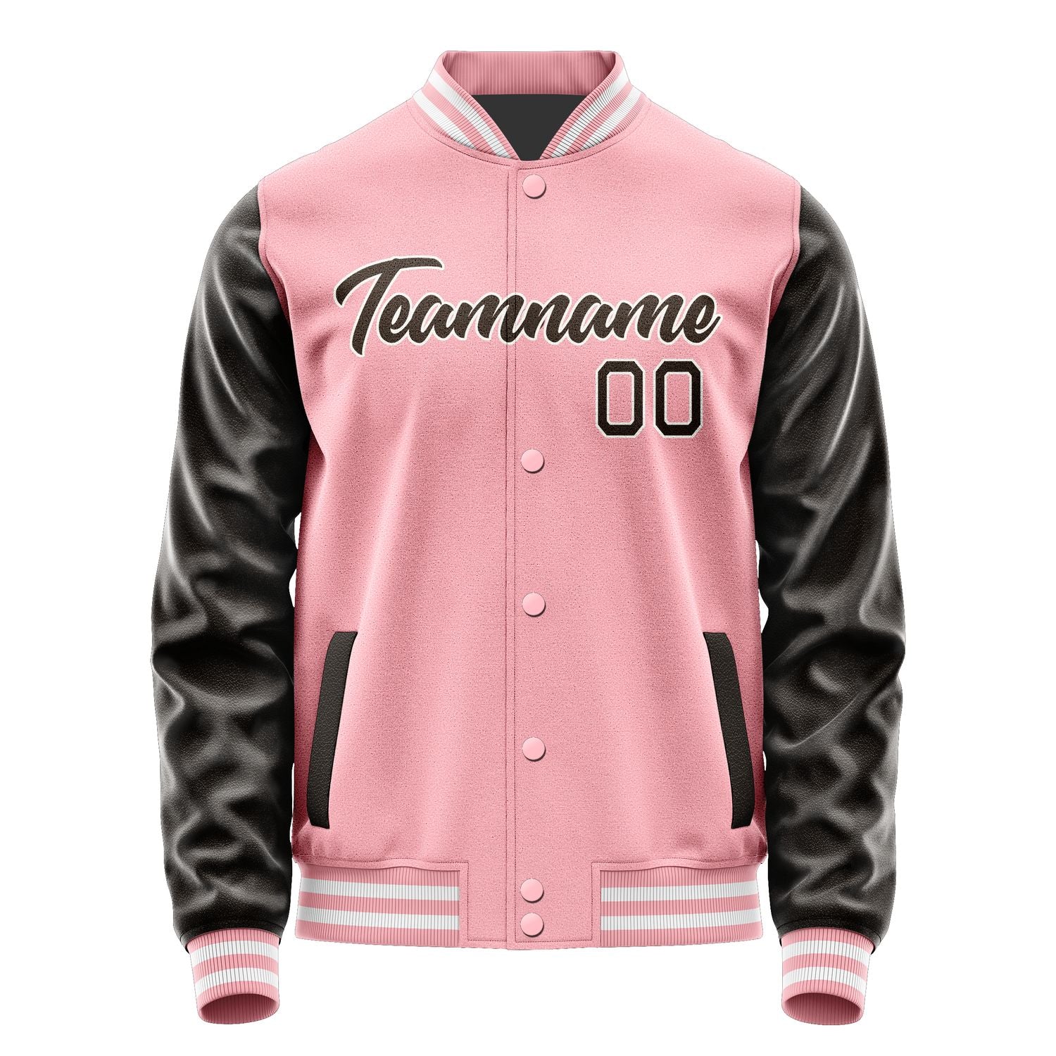 Maßgeschneidertes Rosa Braun Jacke Ja2121012118B21801