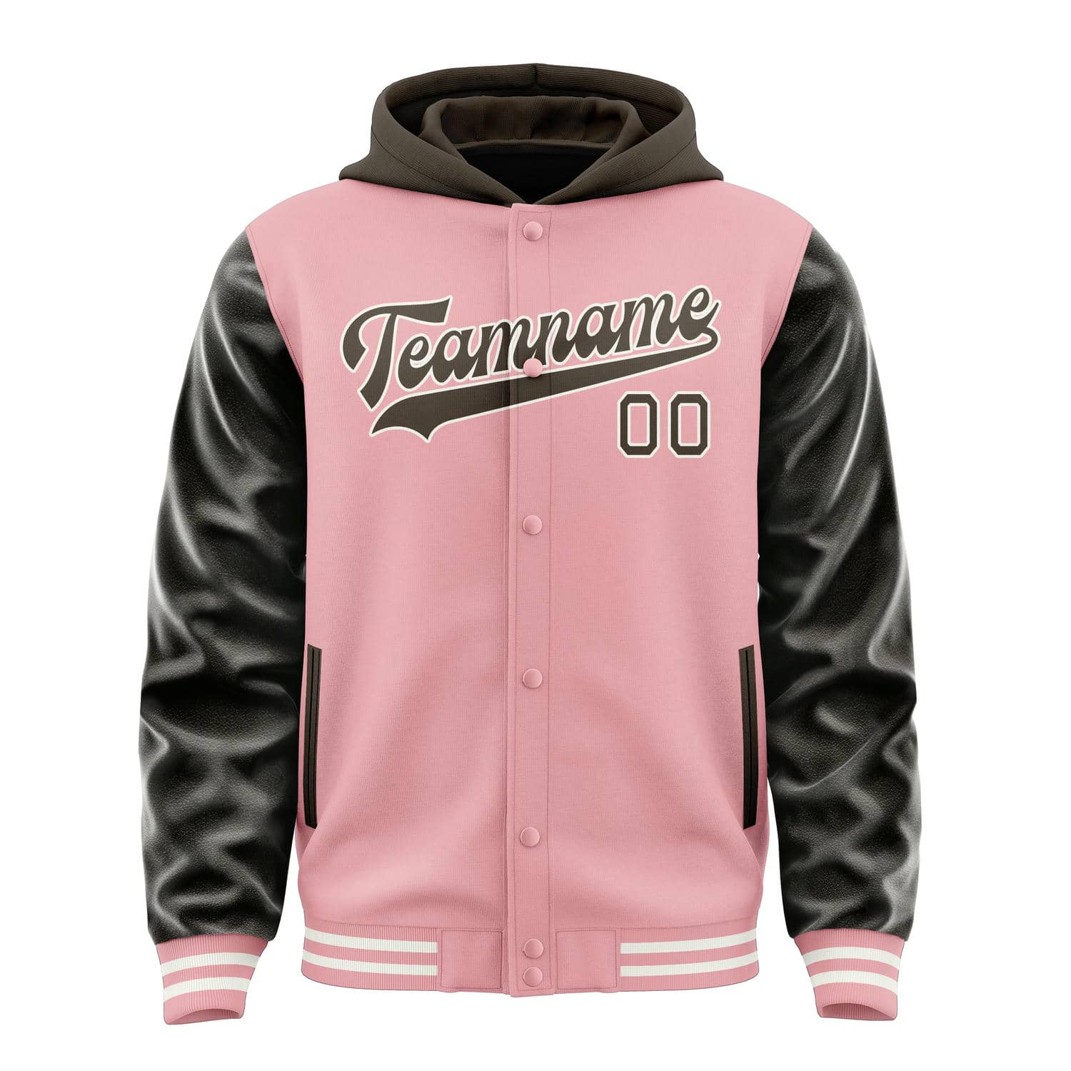 Maßgeschneidertes Rosa Braun Jacke
