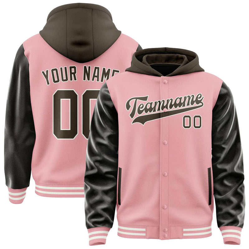 Maßgeschneidertes Rosa Braun Jacke JA212101211818010118