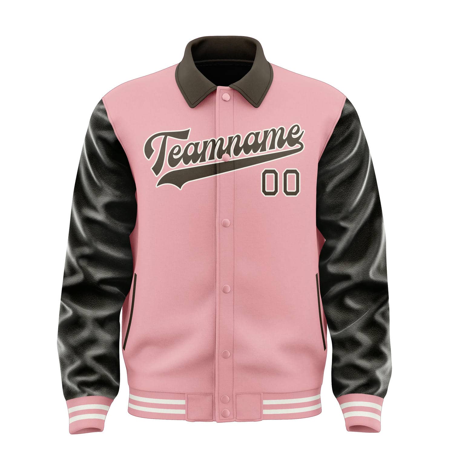 Maßgeschneidertes Rosa Braun Jacke