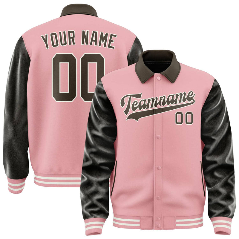 Maßgeschneidertes Rosa Braun Jacke JA212101211818010118
