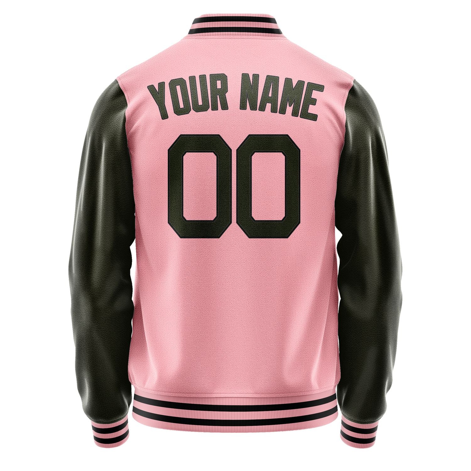 Maßgeschneidertes Rosa Dunkles Oliv Jacke Ja2121022117B21702