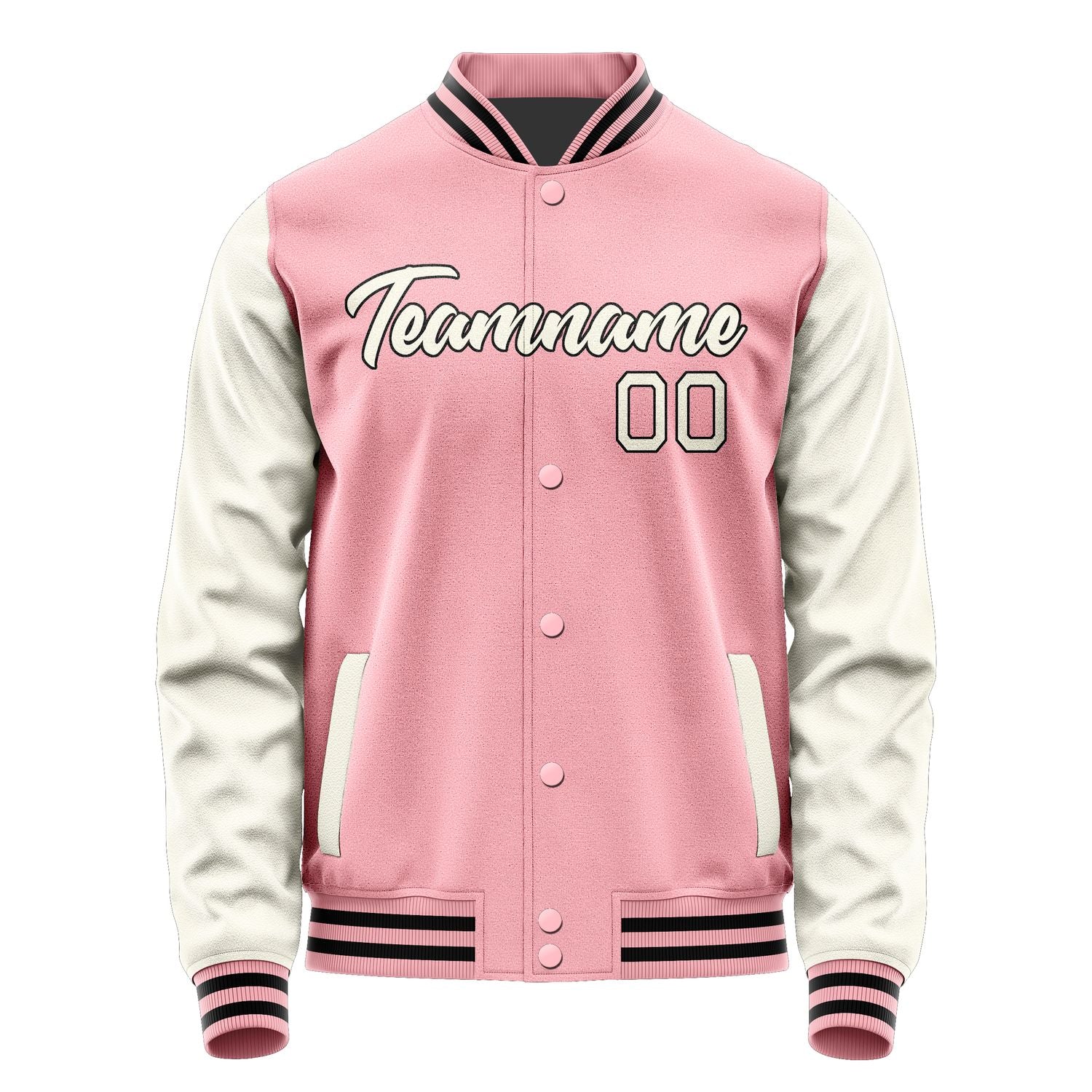 Maßgeschneidertes Rosa Beige Jacke Ja2121032117B21703