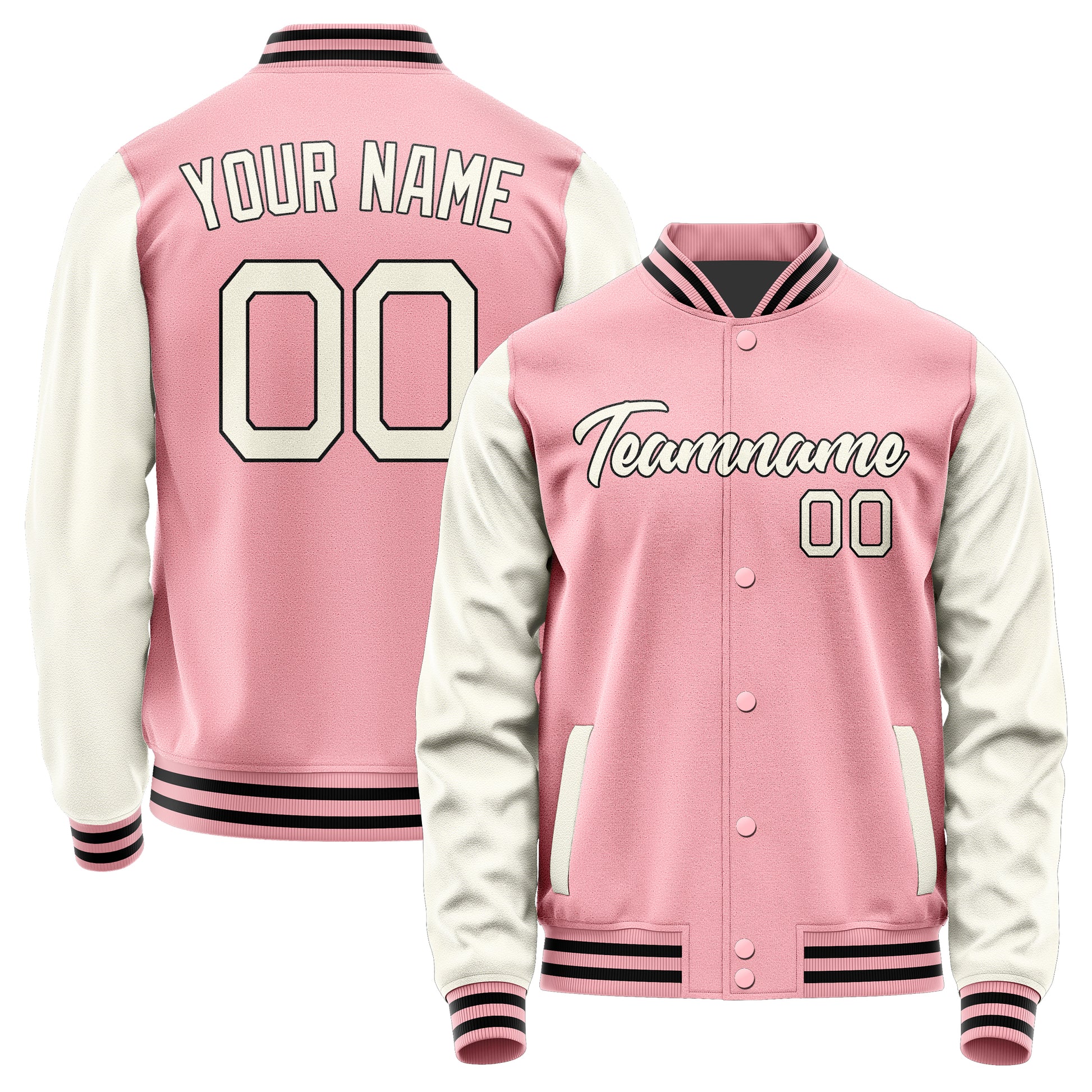 Maßgeschneidertes Rosa Beige Jacke Ja2121032117B21703
