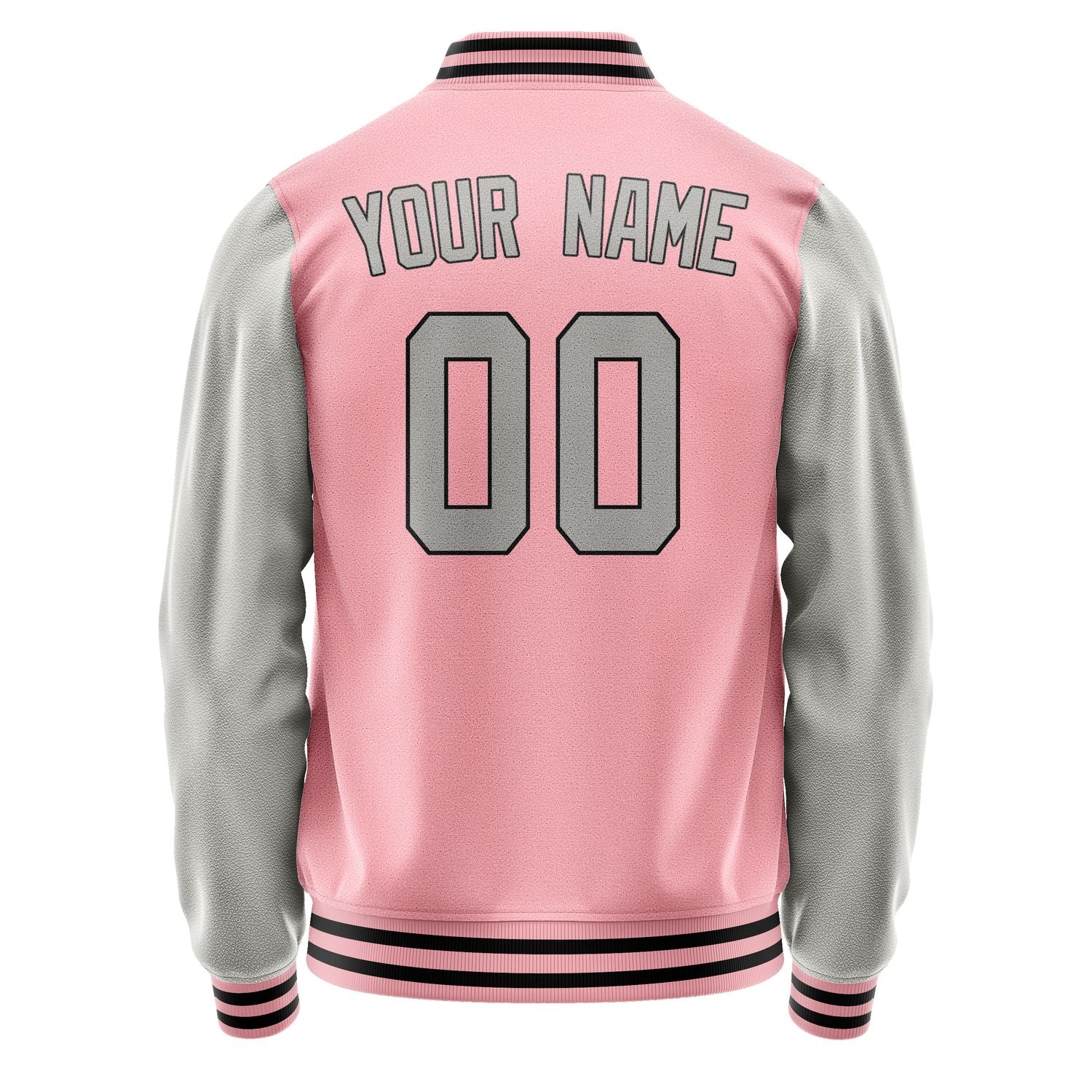 Maßgeschneidertes Rosa Grau Jacke JA2121042117B31704