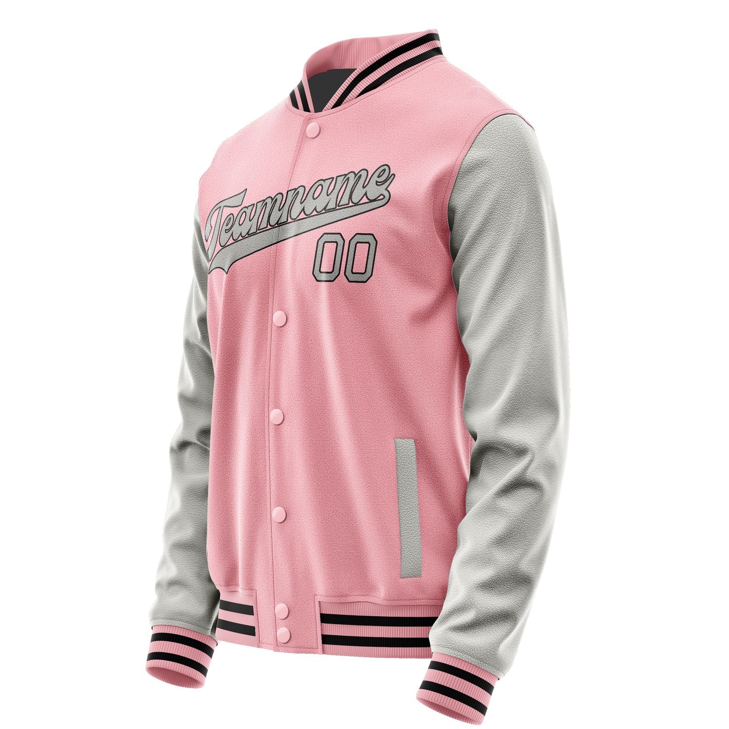 Maßgeschneidertes Rosa Grau Jacke JA2121042117B31704
