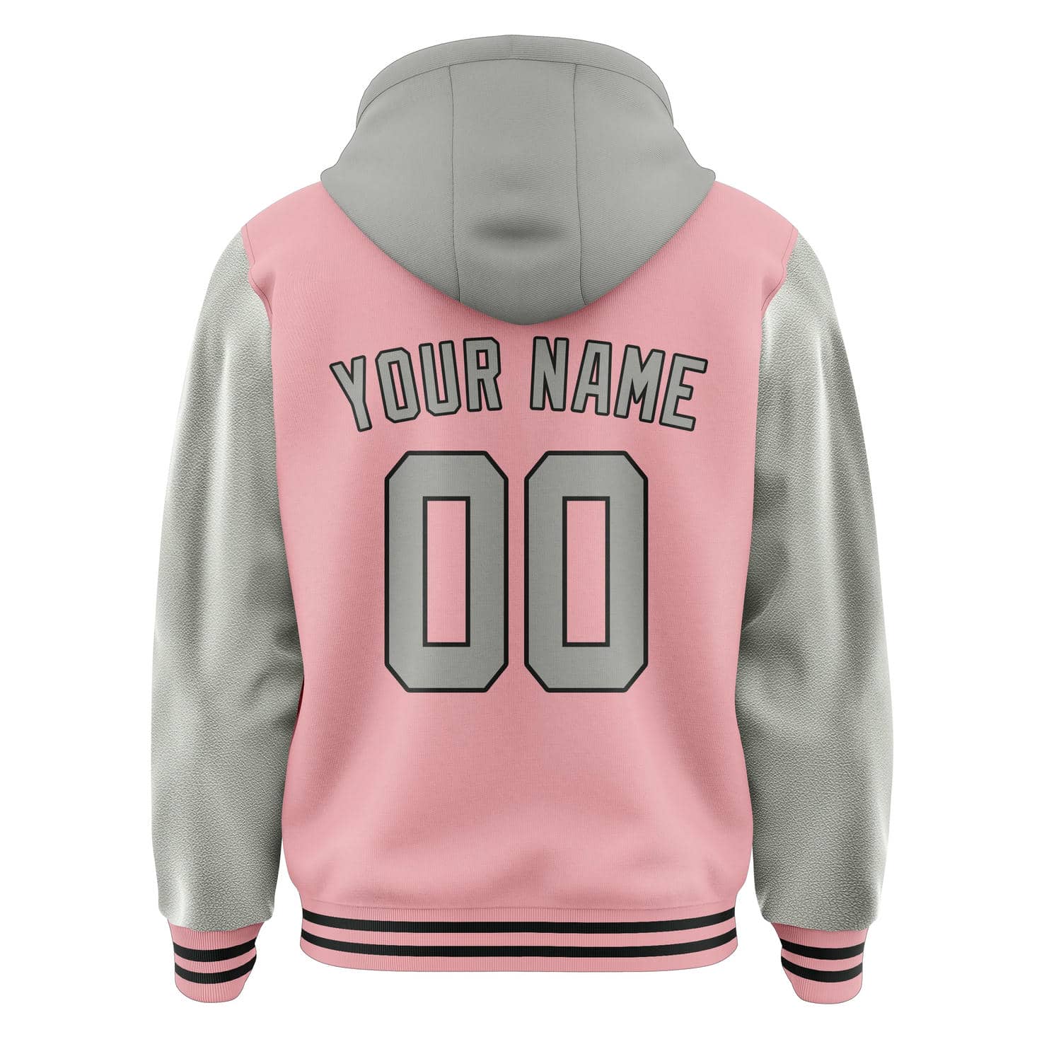 Maßgeschneidertes Rosa Grau Jacke
