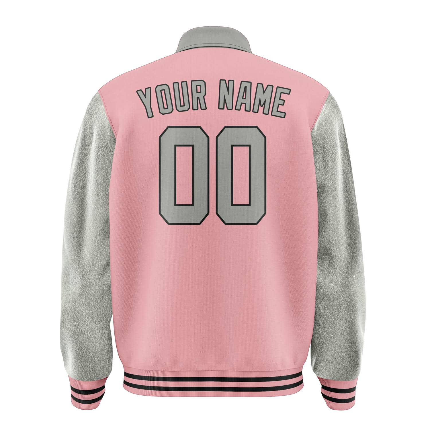 Maßgeschneidertes Rosa Grau Jacke