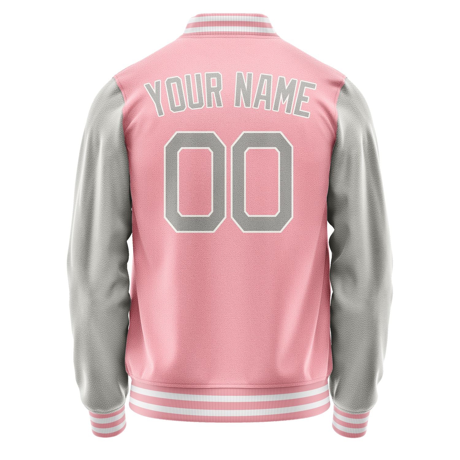 Maßgeschneidertes Rosa Grau Jacke Ja2121042118B21804