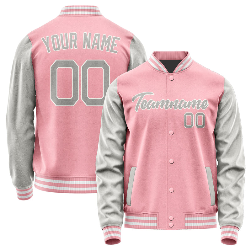 Maßgeschneidertes Rosa Grau Jacke Ja2121042118B21804