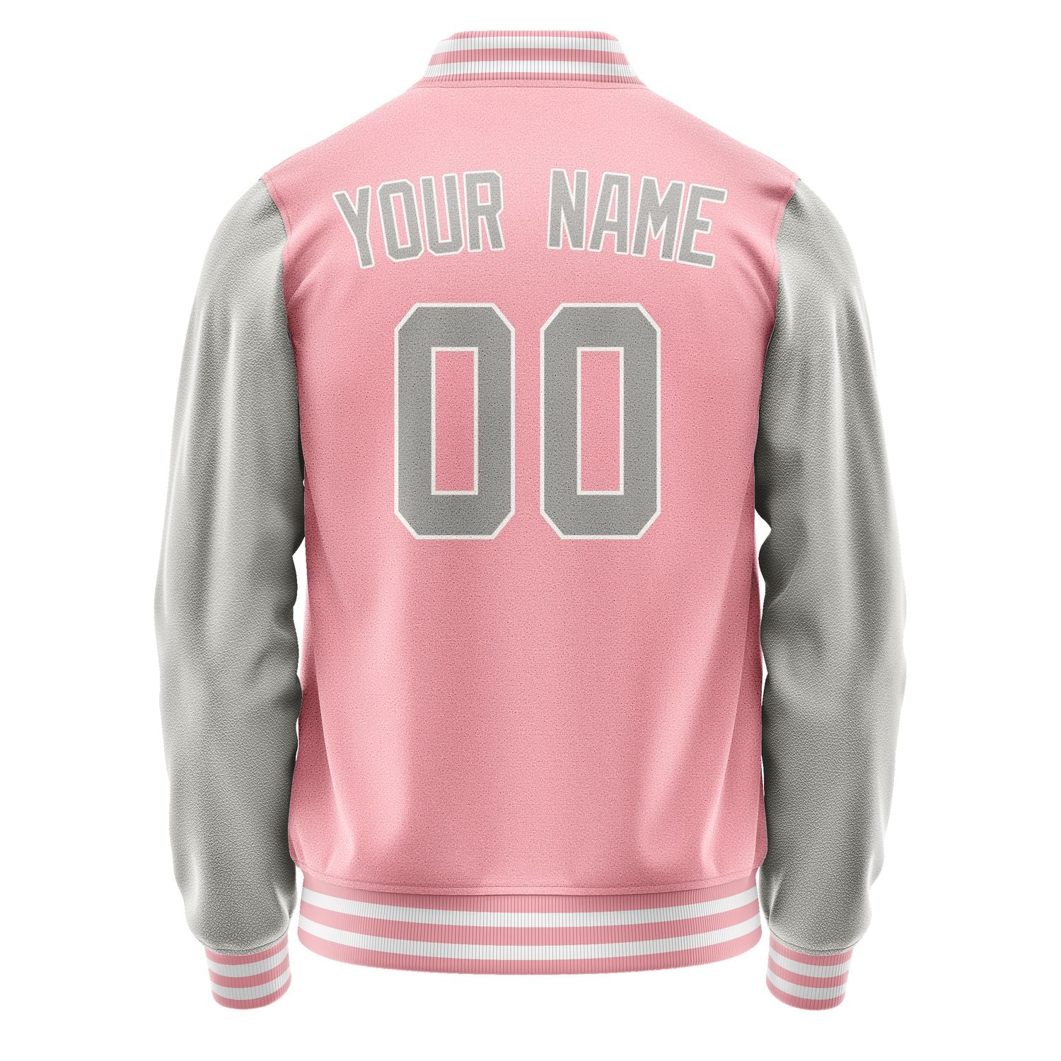 Maßgeschneidertes Rosa Grau Jacke JA2121042118B31804