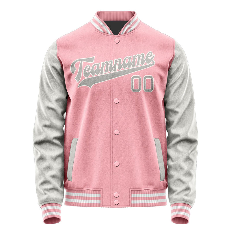Maßgeschneidertes Rosa Grau Jacke JA2121042118B31804