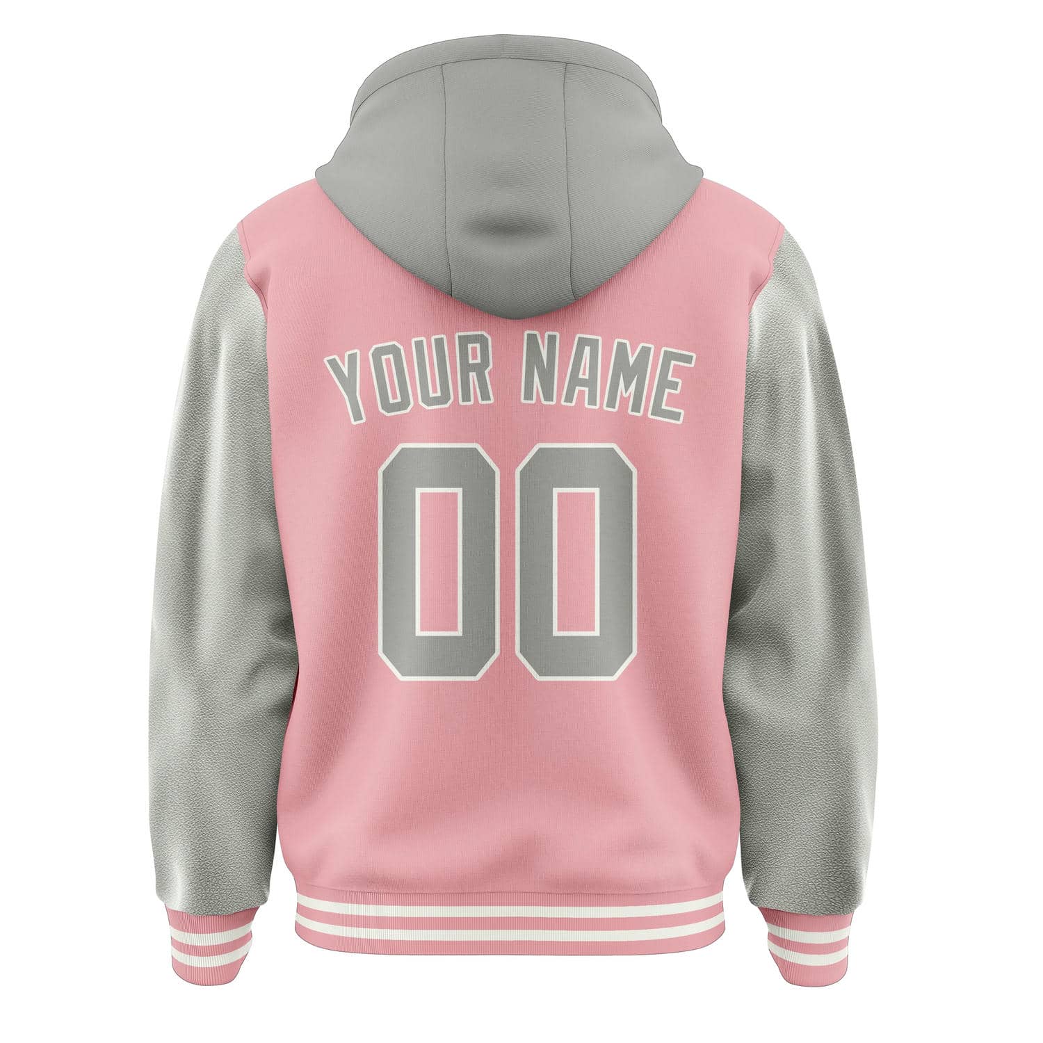 Maßgeschneidertes Rosa Grau Jacke