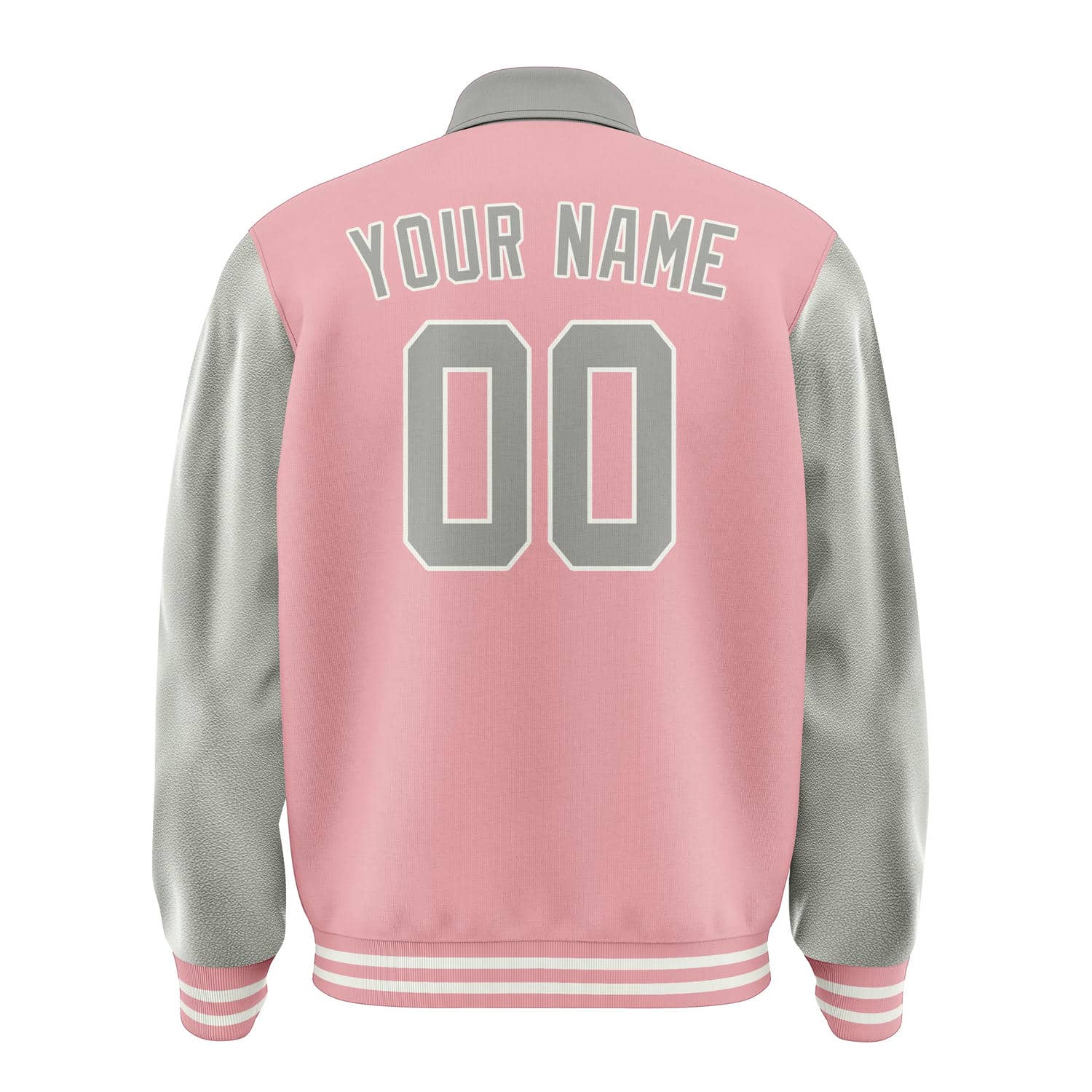 Maßgeschneidertes Rosa Grau Jacke