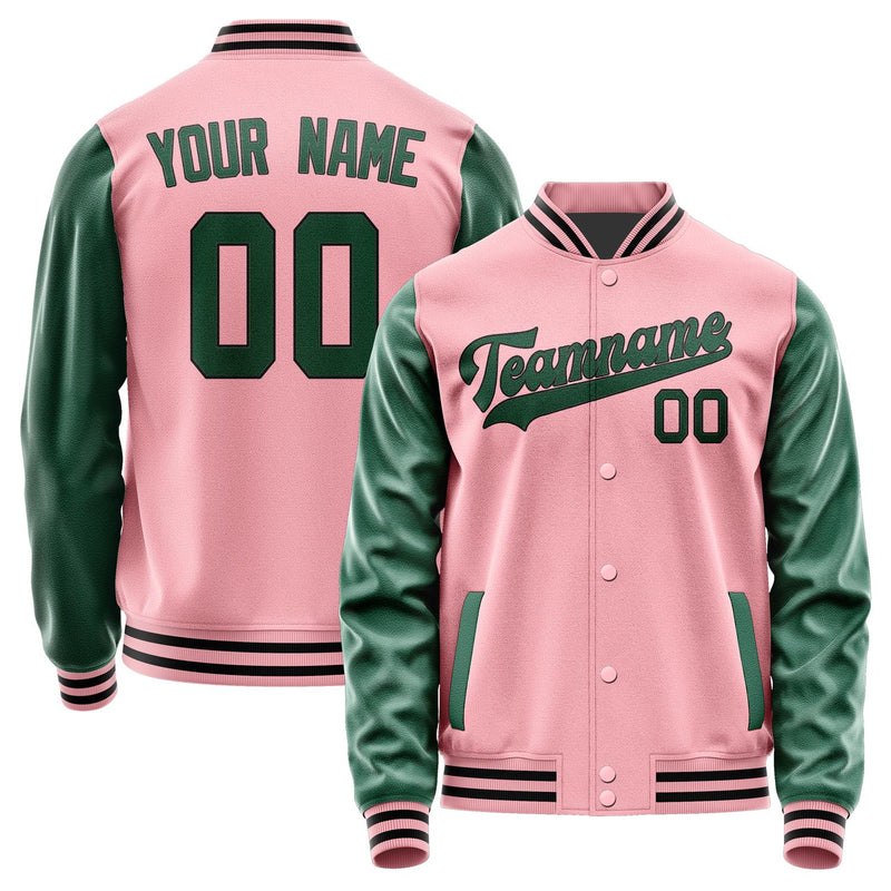 Maßgeschneidertes Rosa Moosgrün Jacke JA2121052117B31705