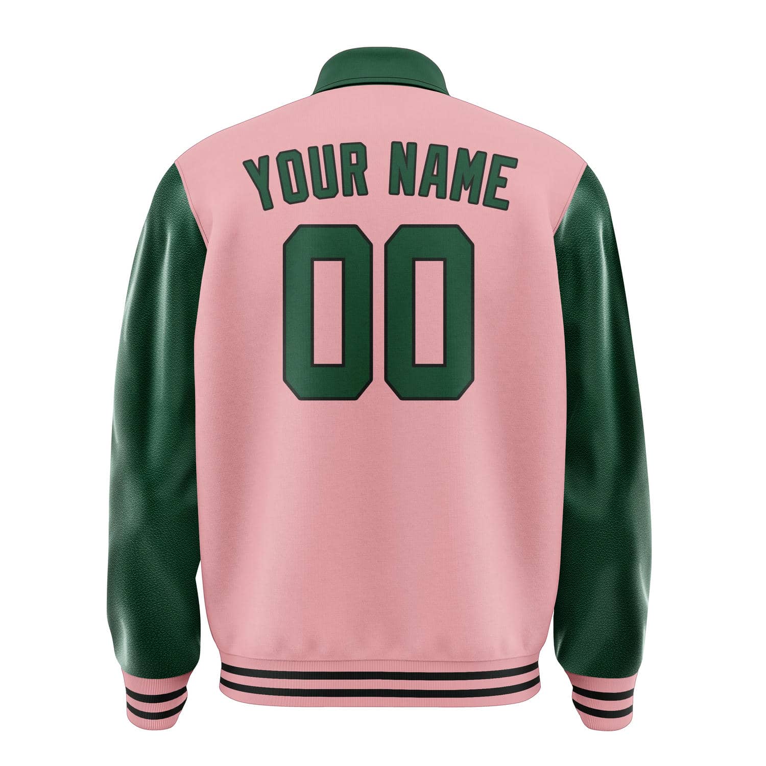 Maßgeschneidertes Rosa Moosgrün Jacke