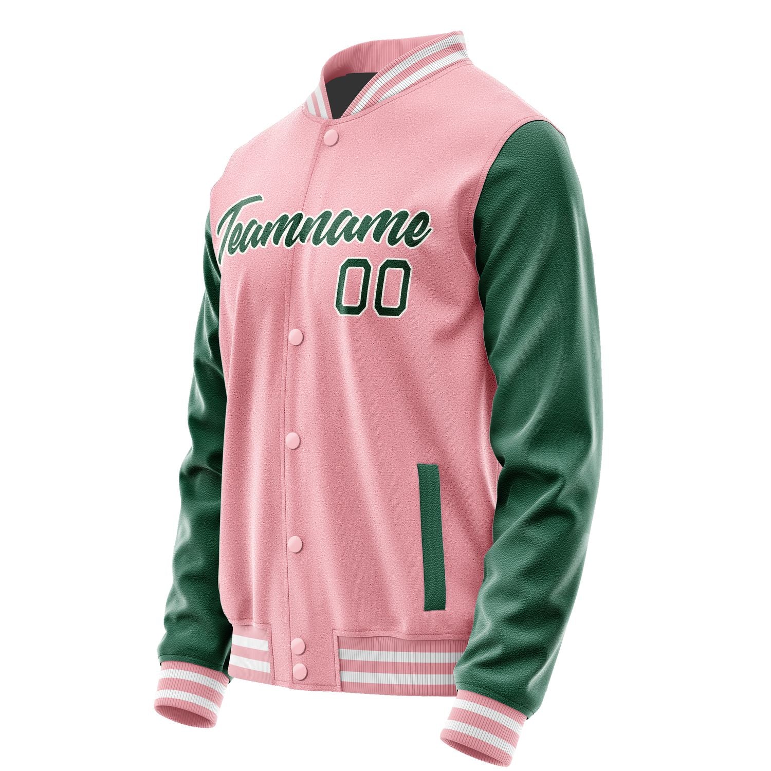 Maßgeschneidertes Rosa Moosgrün Jacke Ja2121052118B21805