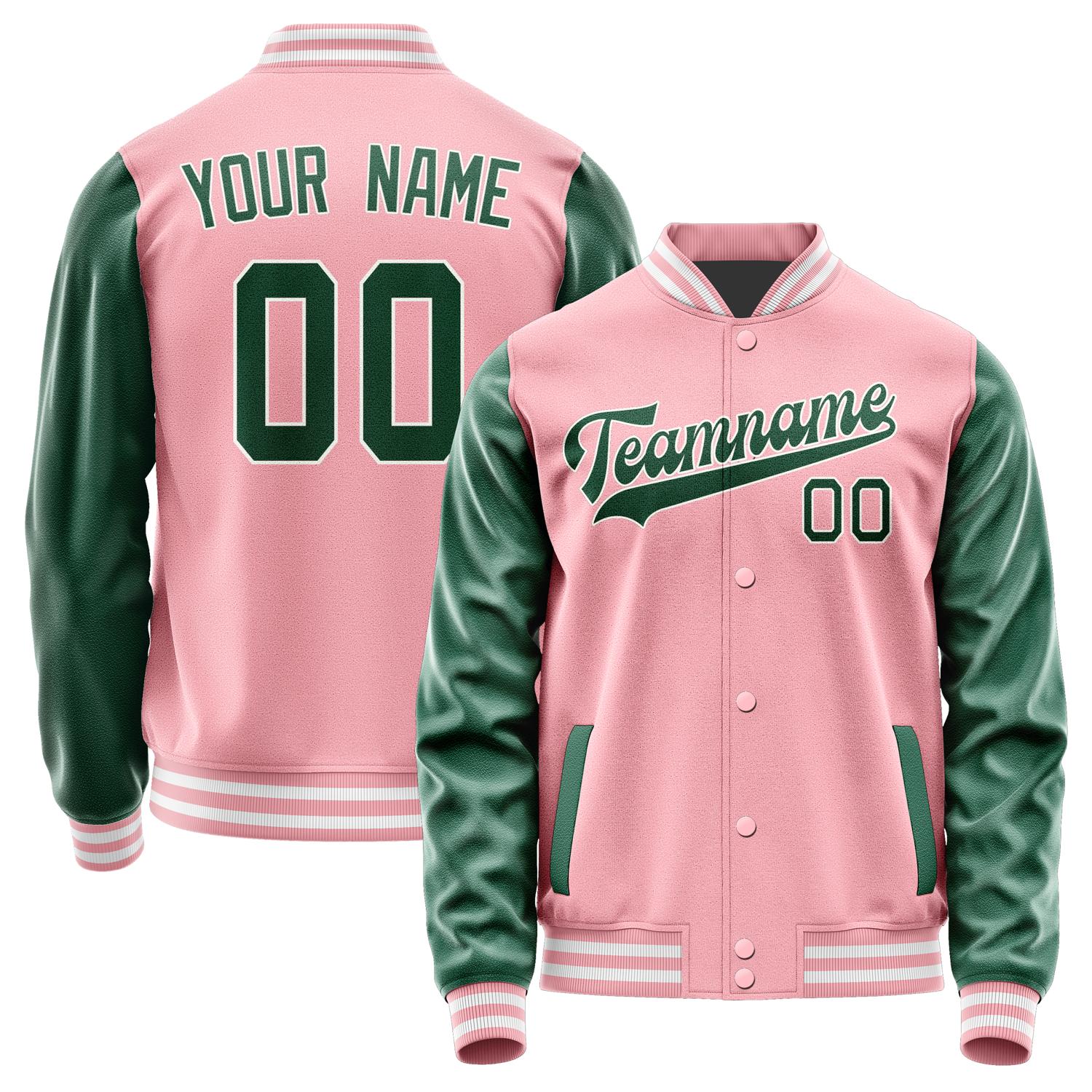 Maßgeschneidertes Rosa Moosgrün Jacke JA2121052118B31805