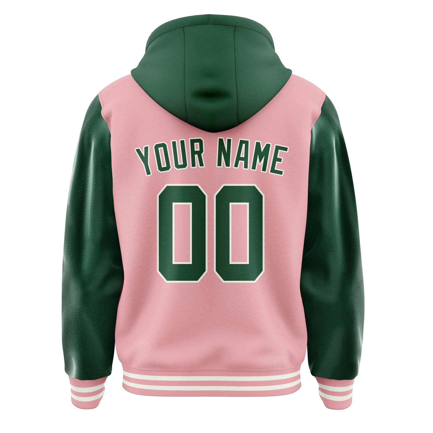 Maßgeschneidertes Rosa Moosgrün Jacke