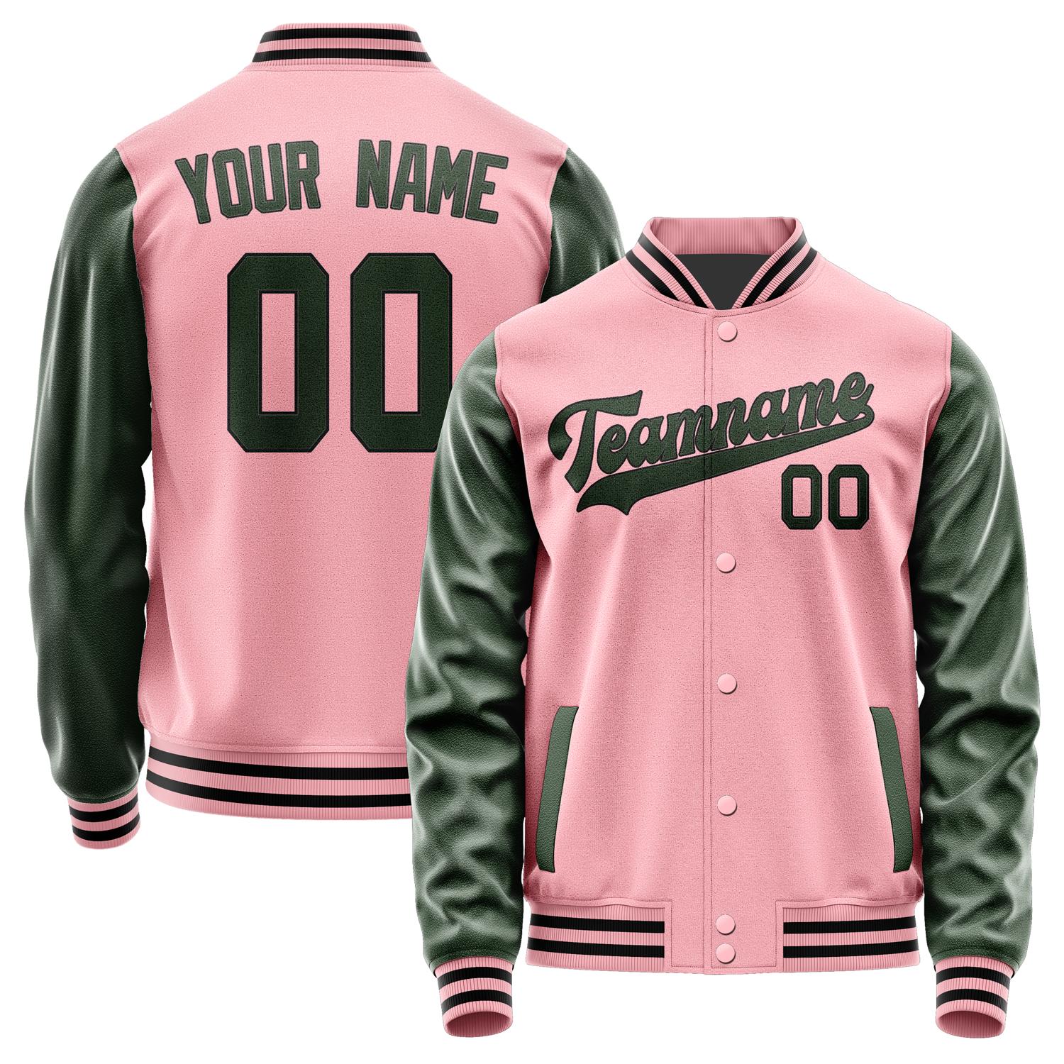 Maßgeschneidertes Rosa Tannengrün Jacke JA2121062117B31706