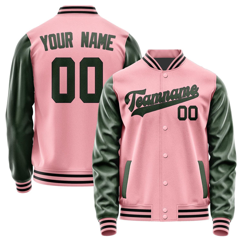 Maßgeschneidertes Rosa Tannengrün Jacke JA2121062117B31706