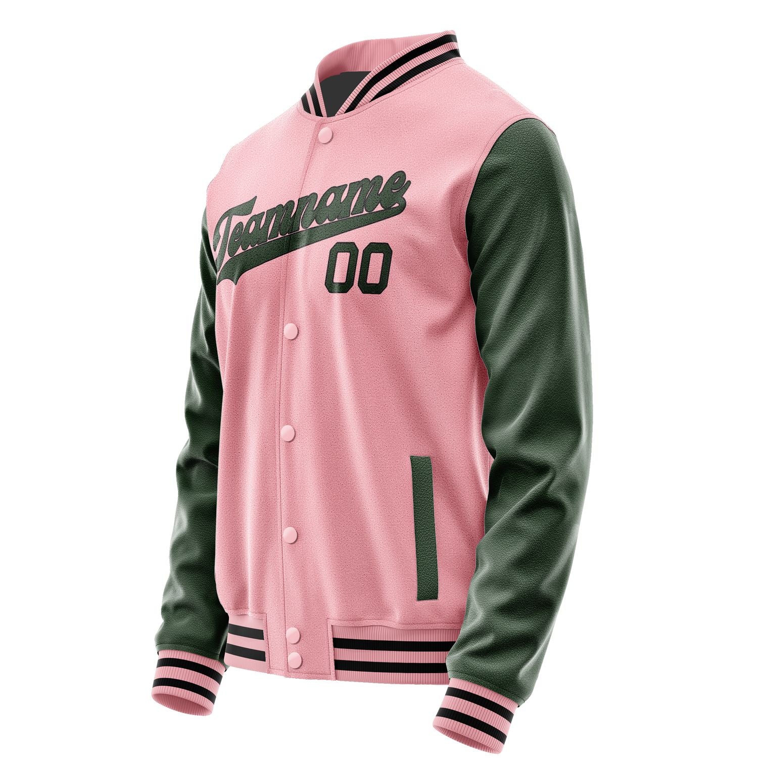 Maßgeschneidertes Rosa Tannengrün Jacke JA2121062117B31706