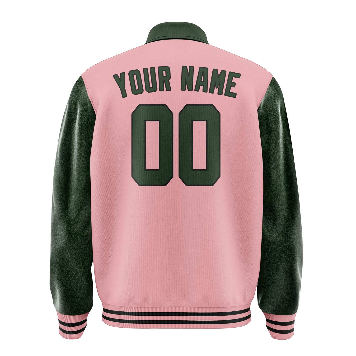 Maßgeschneidertes Rosa Tannengrün Jacke