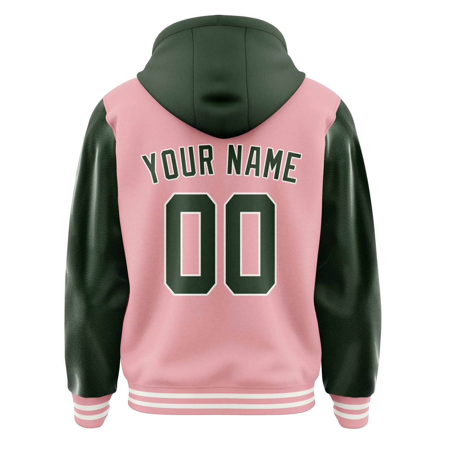 Maßgeschneidertes Rosa Tannengrün Jacke