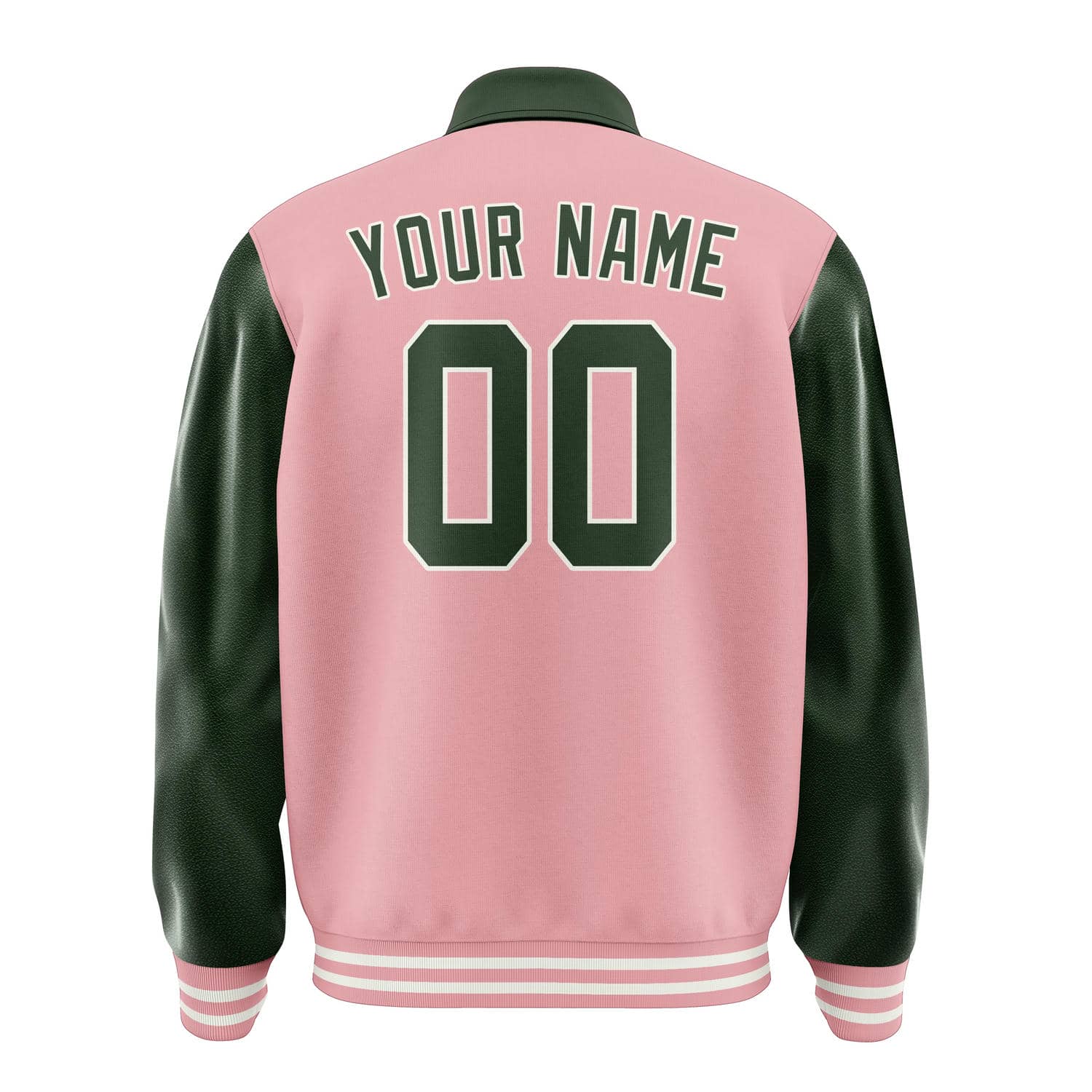 Maßgeschneidertes Rosa Tannengrün Jacke