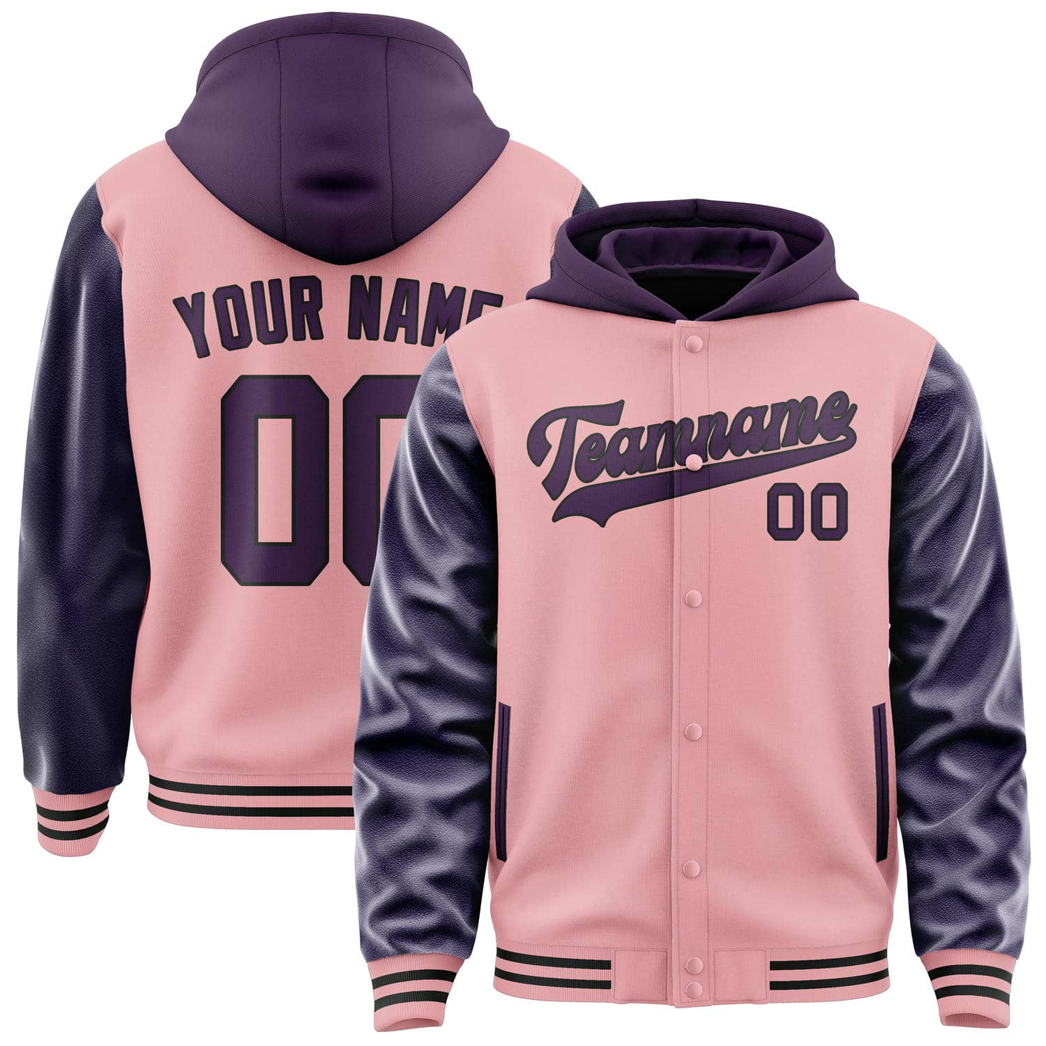 Maßgeschneidertes Rosa Lila Jacke JA212107211717070717