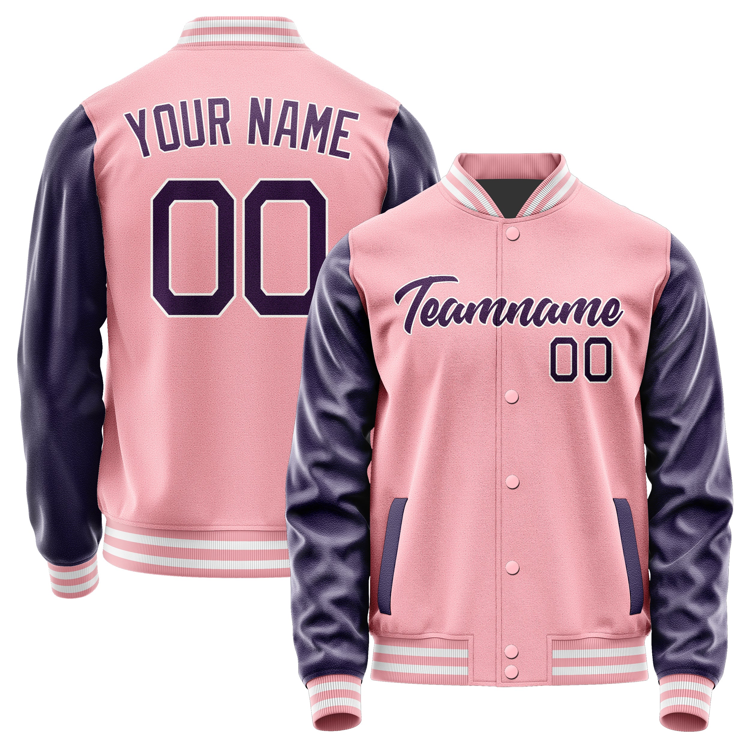 Maßgeschneidertes Rosa Lila Jacke Ja2121072118B21807