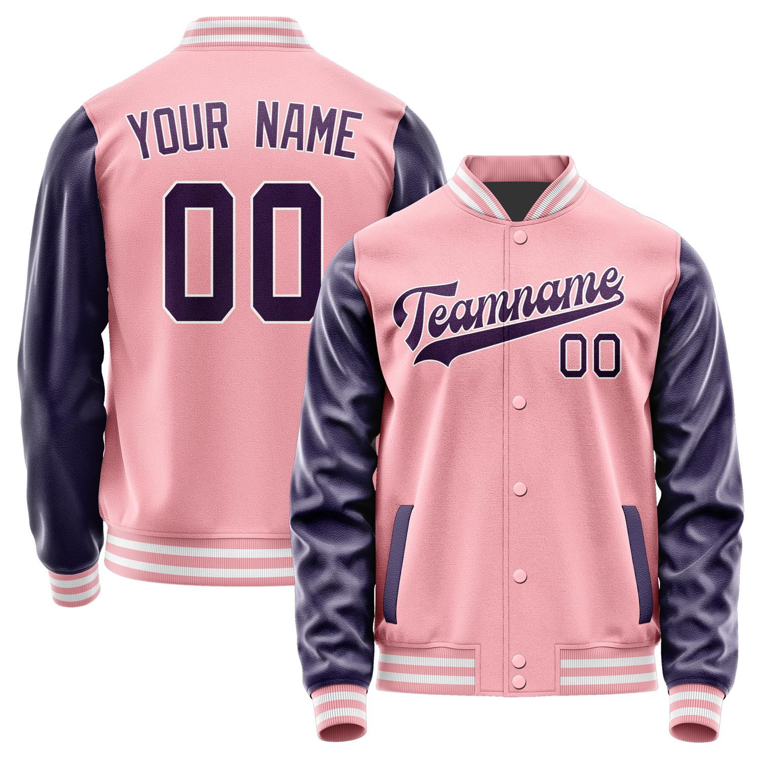 Maßgeschneidertes Rosa Lila Jacke JA2121072118B31807