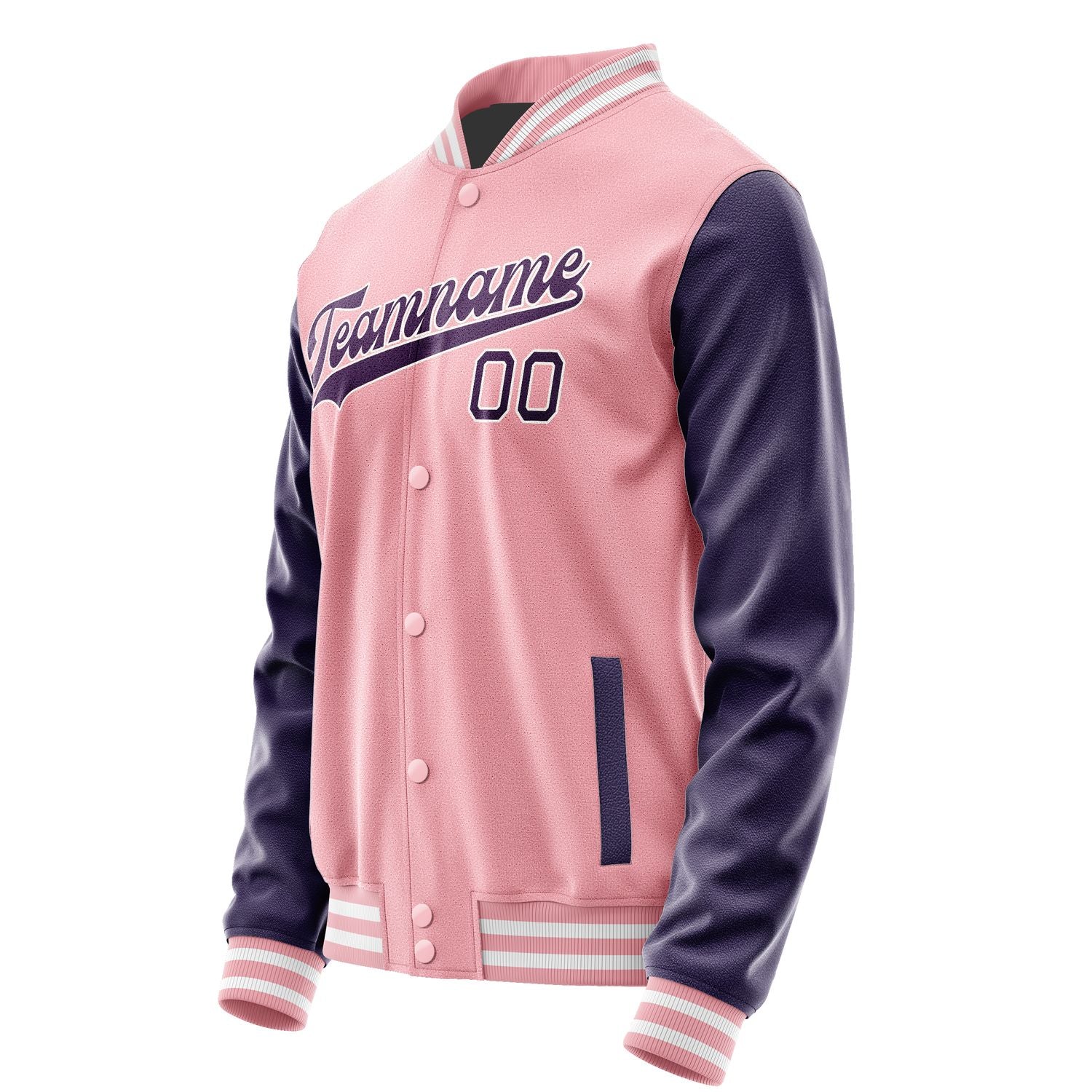 Maßgeschneidertes Rosa Lila Jacke JA2121072118B31807