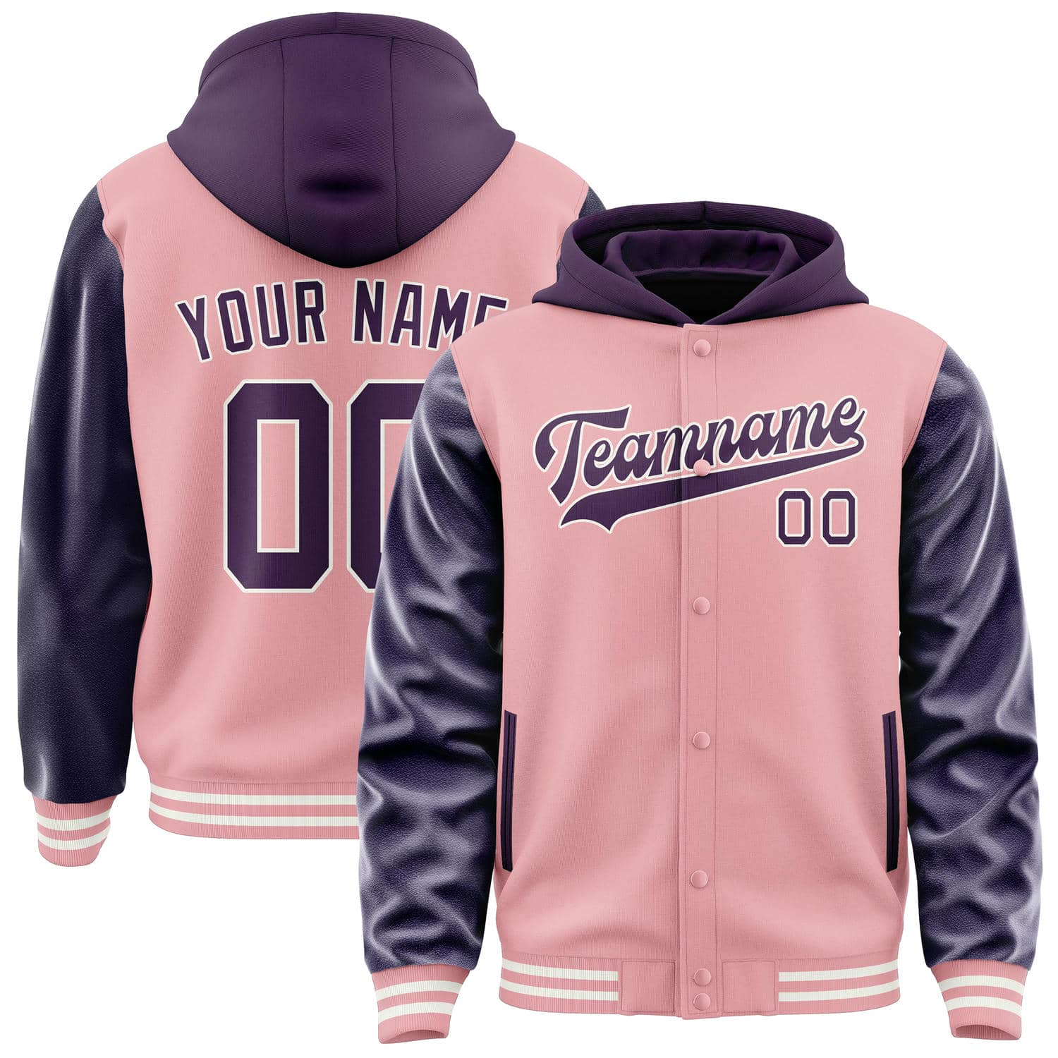 Maßgeschneidertes Rosa Lila Jacke JA212107211818070718