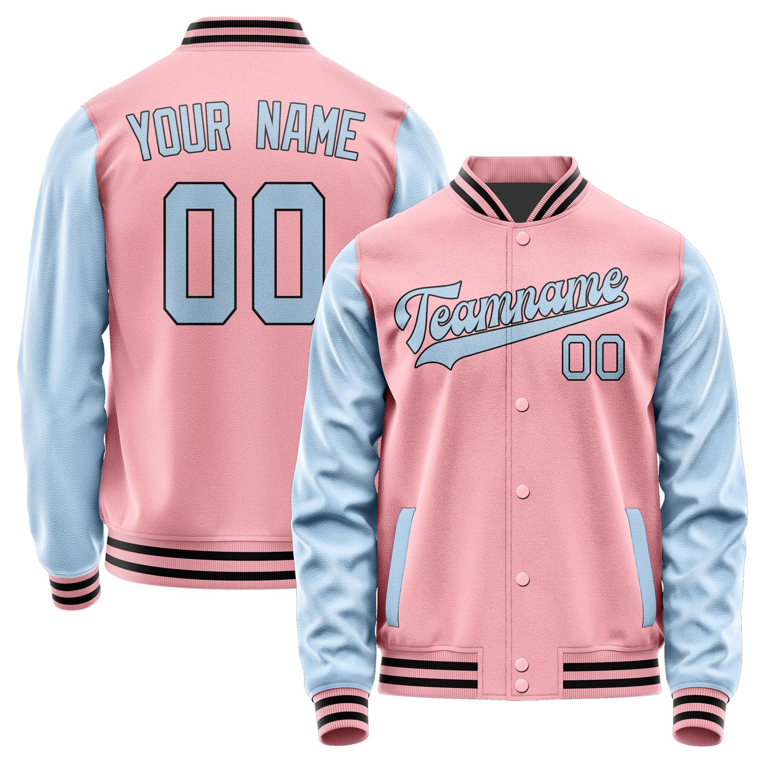 Maßgeschneidertes Rosa Hellblau Jacke JA2121082117B31708